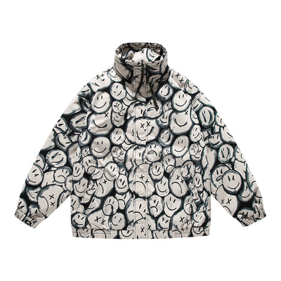 Chaqueta Tie Dye con Cuello Mao para Hombre - Image 9