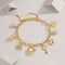 Pulsera de Moissanita con Cadena Trasera para Mujer