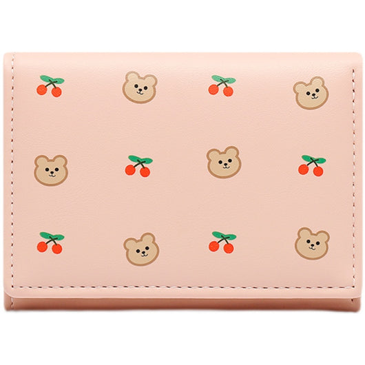 Billetera Compacta Oso Tierno con Cereza - Image 15