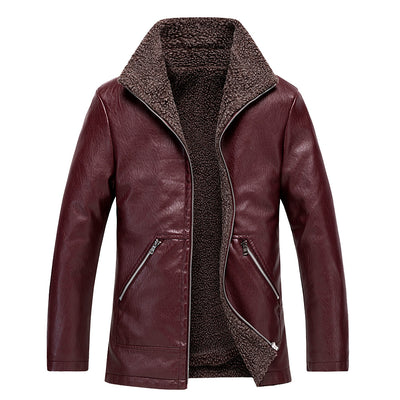 Abrigo de Invierno con Cuello de Solapa y Forro Grueso - Image 7