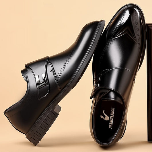 Zapatos de Cuero para Hombre con Punta Tubular - Cuero Vacuno Premium - Image 2