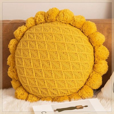 Funda de Cojín Tejido Verde Menta con Borlas - Almohada Decorativa Moderna para Sofá y Cama - Image 17