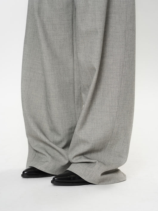 Pantalones Casuales Rectos con Corte Vertical y Acabado Liso - Image 14