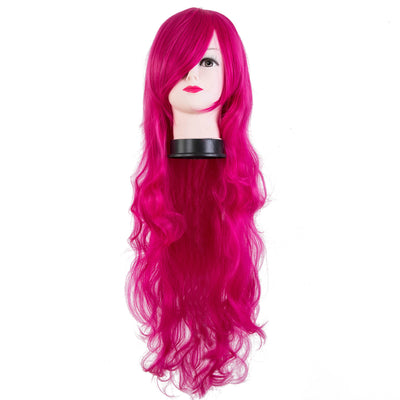 Peluca Cosplay Rizada 80CM - Cabello Largo Voluminoso - Image 5
