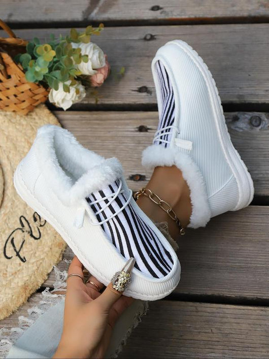 Zapatos Casuales Planos de Algodón para Mujer - Image 13
