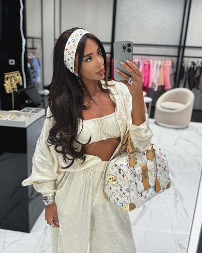 Conjunto de 3 Piezas: Camisa Manga Larga con Solapa, Top Tubo y Pantalón Ancho - Image 19