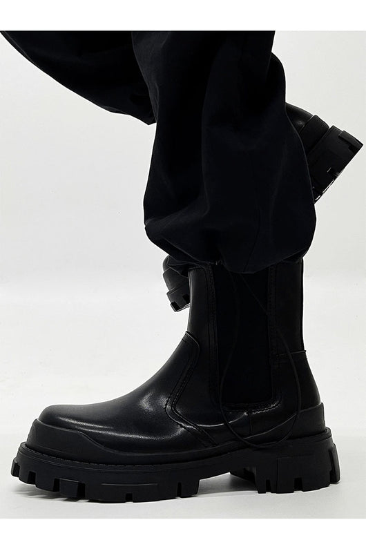 Botas Clásicas Negras de Alta Calidad Estilo Británico - Image 9