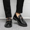 Zapatos de Cuero Británico para Hombre - Estilo Casual Brillante