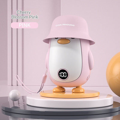 Calentador de Manos Pingüino con Pantalla Digital y Batería Portátil - Image 7