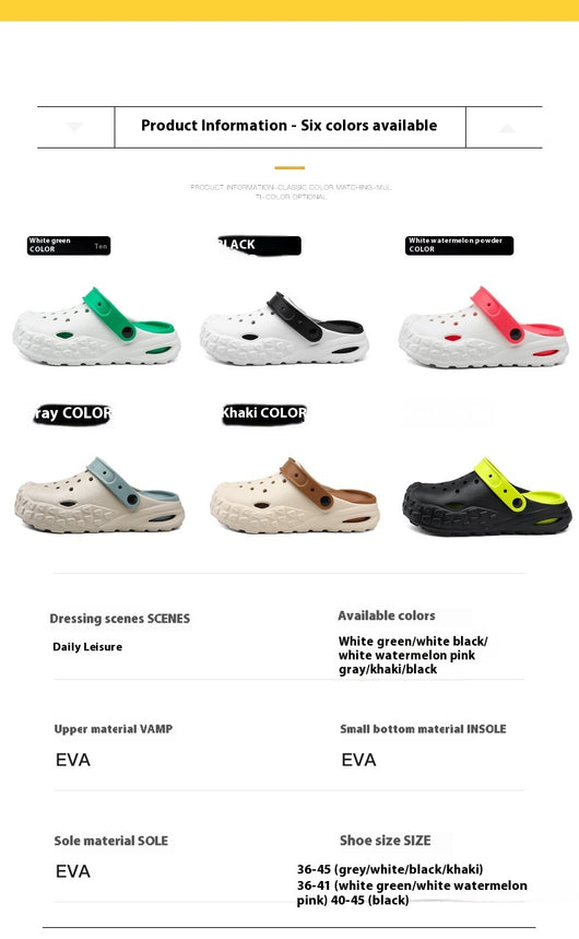Sandalias Cómodas para Hombre - Zapatos de Playa Verano Punta Cerrada - Image 12