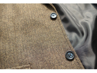 Chaqueta de Trabajo Tweed Vintage Americana Peso Pesado Espiga - Image 17