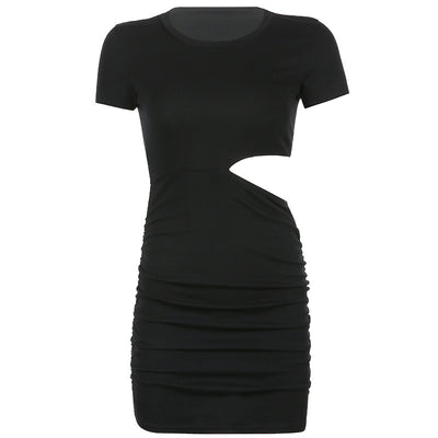 Vestido Ajustado Corto con Aberturas en Espalda y Cintura - Image 13