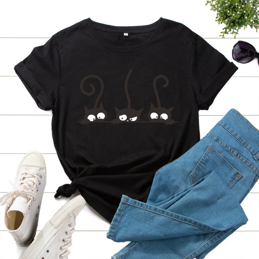 Camiseta de Algodón para Mujer - Manga Corta Perfecta para Verano