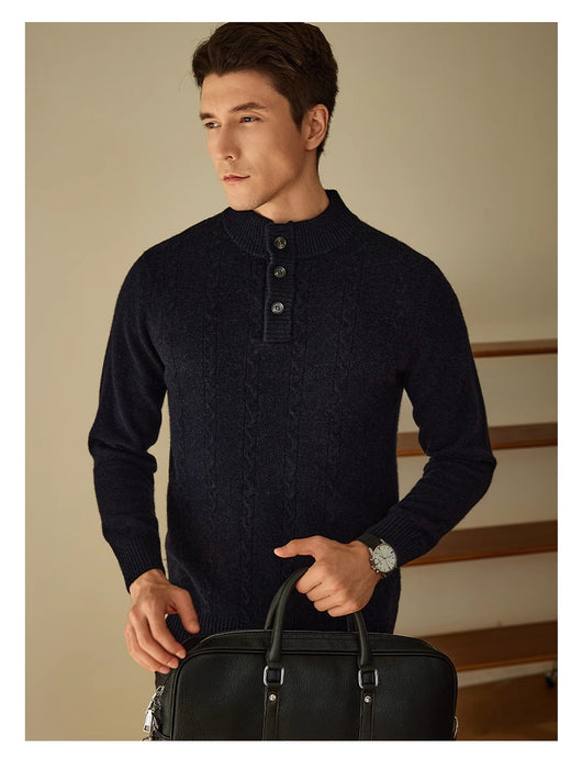 Suéter Grueso con Cuello Tipo Polo - Colección Otoño Invierno - Image 14