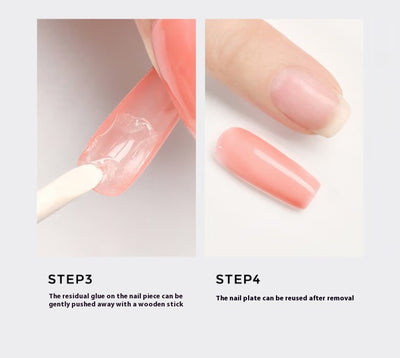 Uñas Postizas Adhesivas Ultrafinas de Gel Doble Cara - Súper Adherentes y Reutilizables - Image 17