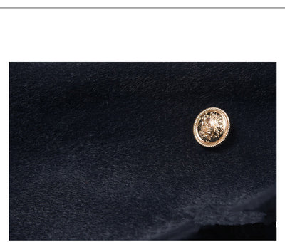 Abrigo Militar Británico de Lana Larga Estilo Corte - Image 14