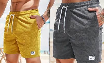 Shorts Deportivos de Cordón Verano Pana Hombre - Image 6