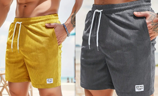 Shorts Deportivos de Cordón Verano Pana Hombre - Image 6