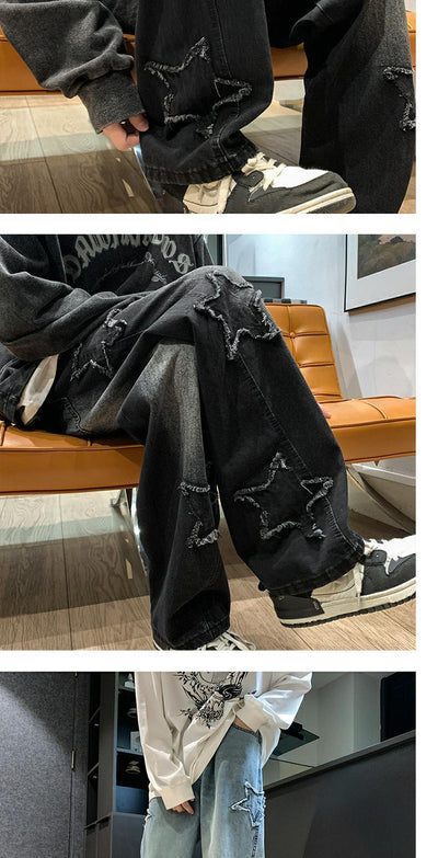 Pantalones Rectos Holgados de Pierna Ancha - Estilo Urbano Moderno - Image 12