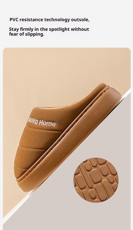 Zapatos de Algodón Impermeables con Forro Polar Cálidos para Otoño e Invierno - Image 25