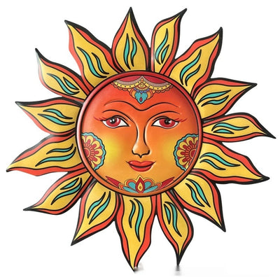 Decoración de Pared Sol de Hierro - Adorno Metálico para Jardín e Interiores - Image 3