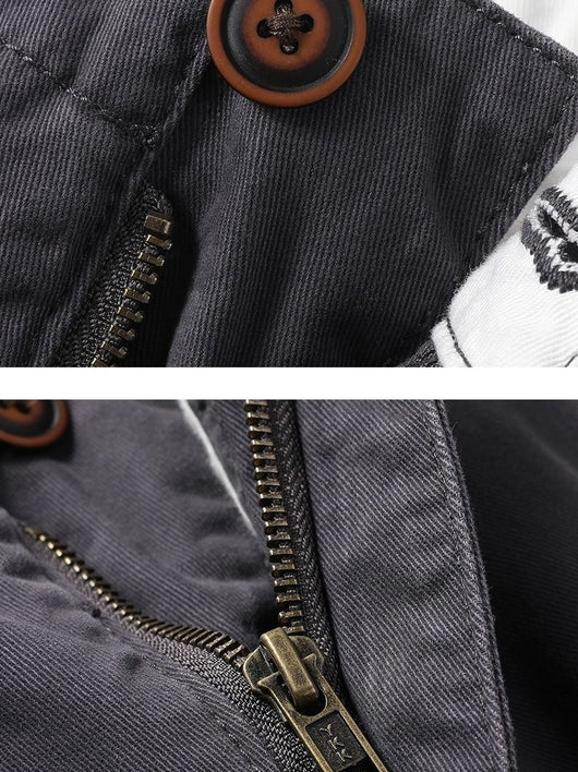 Pantalones Cargo Retro Holgados para Hombre con Múltiples Bolsillos - Image 16