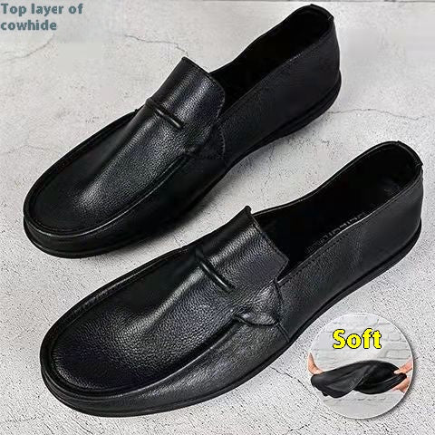 Zapatos Casuales de Cuero con Suela Suave para Hombre - Image 3