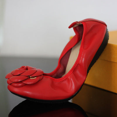 Zapatos de Cuero Genuino para Embarazadas - Cómodos, Antideslizantes y Talla Grande - Image 4