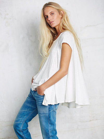Blusa Básica de Cuello Redondo y Manga Corta - Image 9