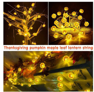 Cadena de Luces LED Calabazas con Batería para Decoración Halloween - Image 15