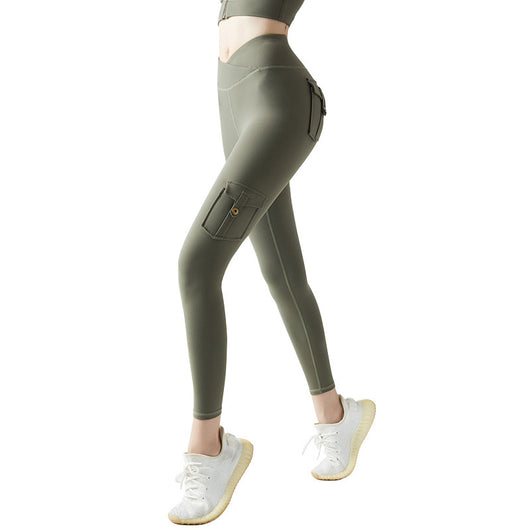 Pantalones Cortos Deportivos Cintura Alta con Bolsillos - Image 7