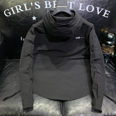 Chaqueta de Trabajo Casual con Capucha - Abrigo Shell para Hombre - Image 13