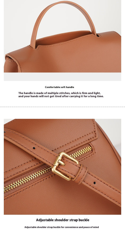 Bolso Bandolera de Cuero Genuino para Mujer - Estilo Casual y Elegante - Image 14