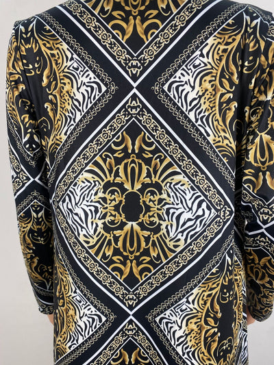 Traje de Baño Estampado de Tres Piezas para Mujer - Image 4