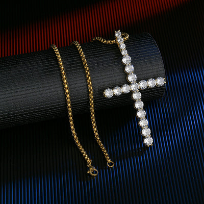 Collar Colgante Cruz Creativa de Tendencia de Moda - Image 8