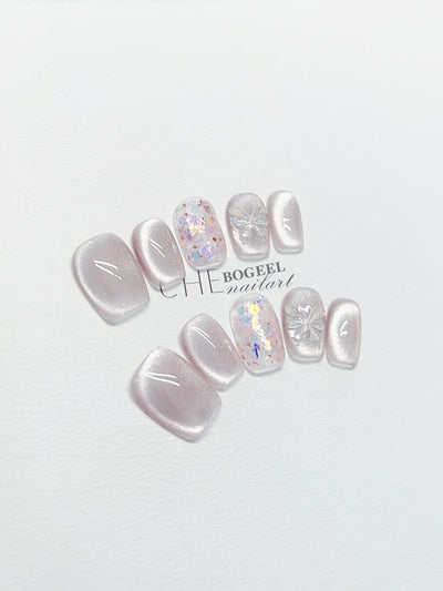 Uñas Cortas Efecto Ojo de Gato Deseo Puro - Image 3
