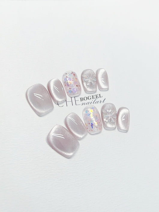 Uñas Cortas Efecto Ojo de Gato Deseo Puro - Image 3