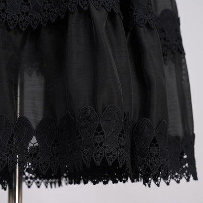 Conjunto de Blusa Manga Larga con Borde Lotus y Falda Midi Cintura Elástica - Image 22