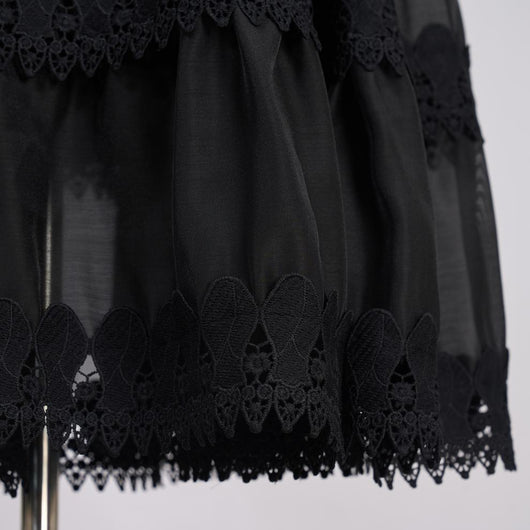 Conjunto de Blusa Manga Larga con Borde Lotus y Falda Midi Cintura Elástica - Image 22