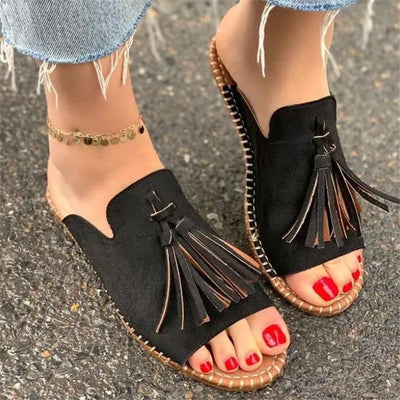 Sandalias de Cáñamo con Flecos para Mujer - Image 11