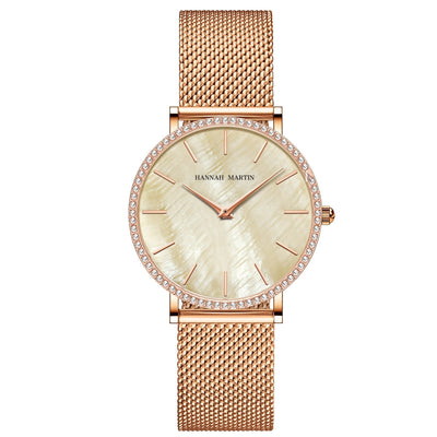 Reloj de Cuarzo para Mujer con Caja de Acero Inoxidable y Esfera de Diamantes - Image 11