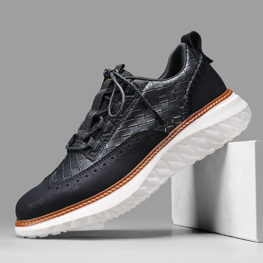 Tenis Deportivos Transpirables con Textura Tejida para Hombre - Image 11