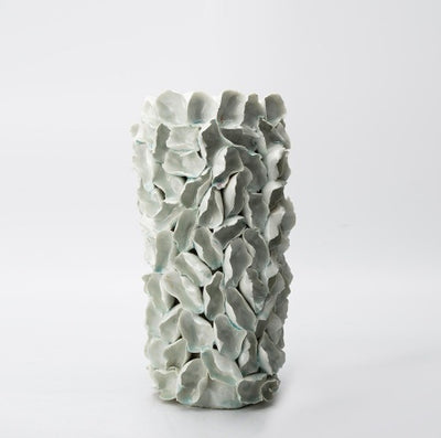 Jarrón Cerámico Wabi-Sabi Escultural para Sala de Estar - Image 10