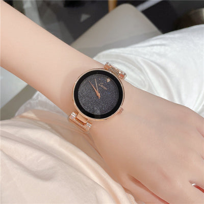 Reloj de Cuarzo Resistente al Agua con Malla Cielo Estrellado - Image 15