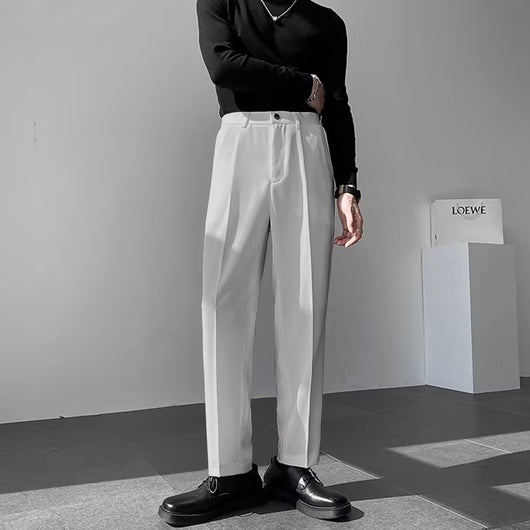 Pantalones de Vestir Casual Rectos para Hombre - Versátiles y Elegantes - Image 19