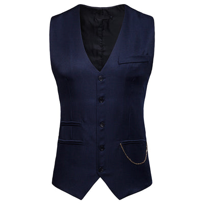 Chaleco y Chaqueta de Traje para Hombre con Accesorios de Lujo - Image 6