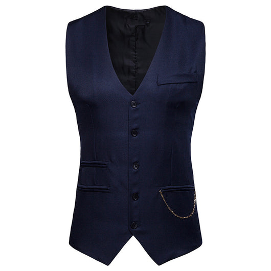 Chaleco y Chaqueta de Traje para Hombre con Accesorios de Lujo - Image 6