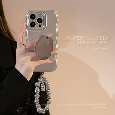 Funda Protectora para Teléfono con Soporte Metálico Plateado - Image 40