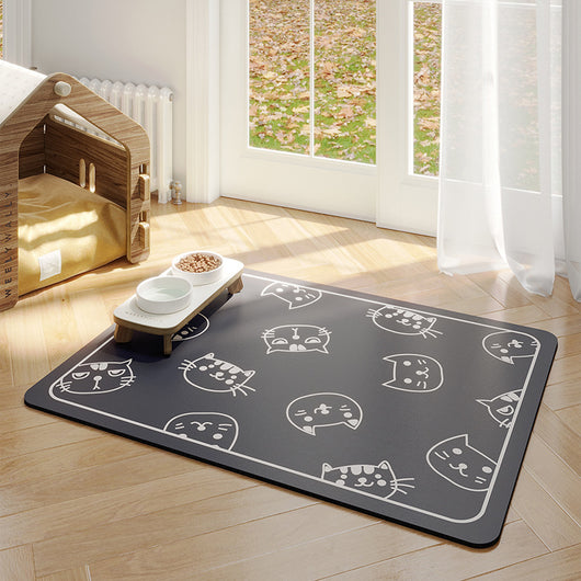 Tapete Absorbente para Comedero de Mascotas - Antideslizante y Lavable - Image 24
