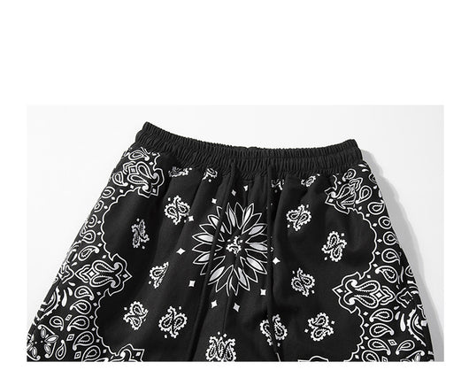 Shorts Hip-hop Militar con Empalmes y Corte Bajo para Hombre - Image 10